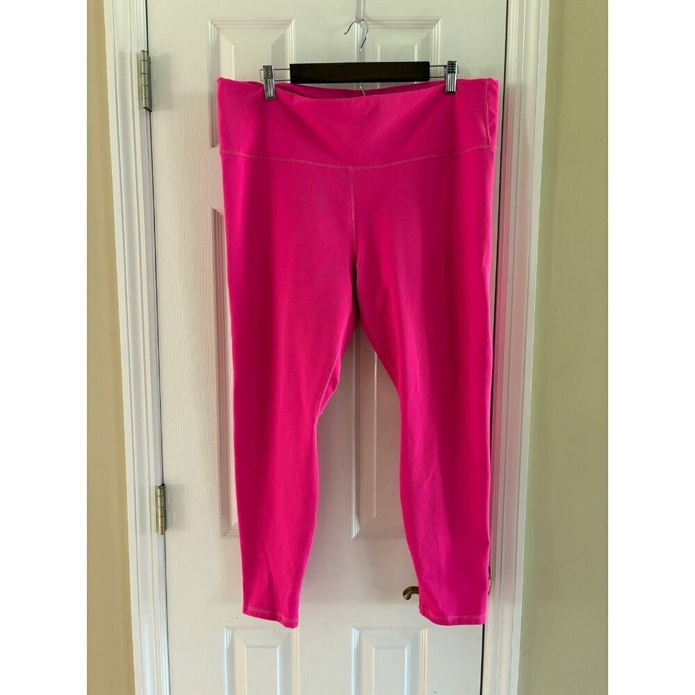 Womens LIVI Lane Bryant Purple Velour Sweatpants Joggers Size 22/24
